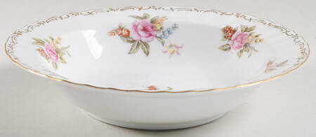 Mel Rose Rim Soup Bowl