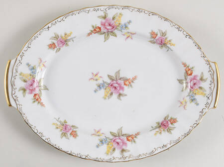 Mel Rose 12" Oval Serving Platter