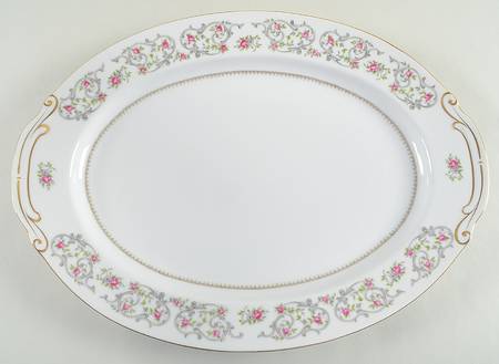 Minuet 16" Oval Serving Platter