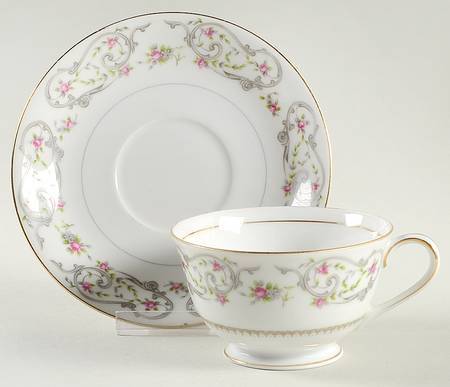 Minuet Footed Cup & Saucer Set