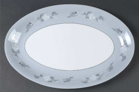 Platina 16" Oval Serving Platter