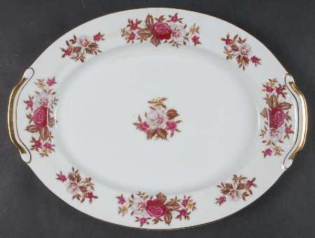 Rosedale 11" Oval Serving Platter by Regal (Japan)