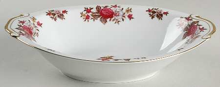 Rosedale 10" Oval Vegetable Bowl