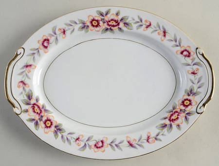 Sharon 11" Oval Serving Platter