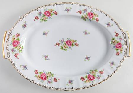 Spring Glory 17" Oval Serving Platter