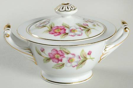 Spring Tine Sugar Bowl & Lid