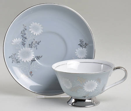 Starlite Footed Cup & Saucer Set