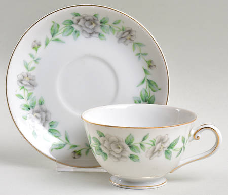 Virginia Footed Cup & Saucer Set by Regal (Japan)