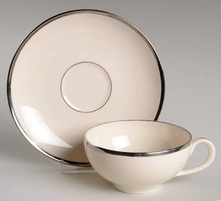 Simplicity Flat Cup & Saucer Set