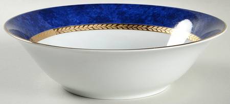 Imperial Blue 9" Round Vegetable Bowl