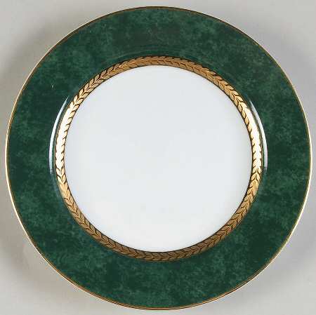 Imperial Malachite Salad Plate