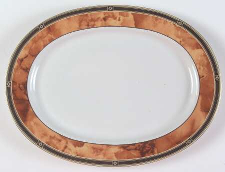 Wood Garland 14" Oval Serving Platter