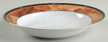 Wood Garland Rim Soup Bowl