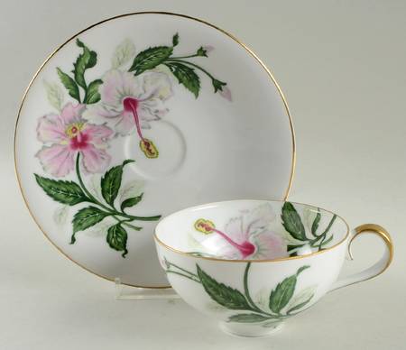 Sonata Flat Cup & Saucer Set by Rewcrest