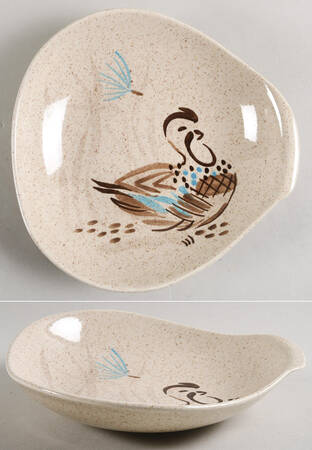 Bob White Lugged Soup Bowl