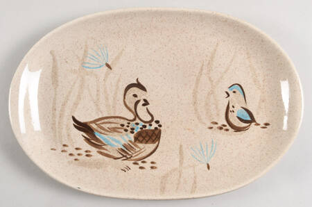 Bob White 13" Oval Serving Platter