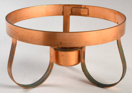 Bob White Large Copper Warmer Stand & Candle Cup