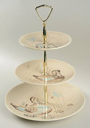 Bob White 3-Tiered Serving Tray (DP, SP, BB)