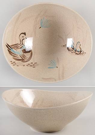 Bob White 12" Large Salad Serving Bowl