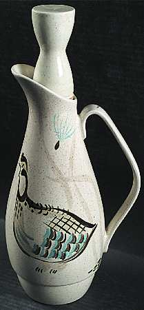 Bob White China Beverage Server & Lid