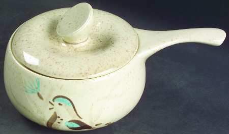 Bob White Handled Marmite & Lid