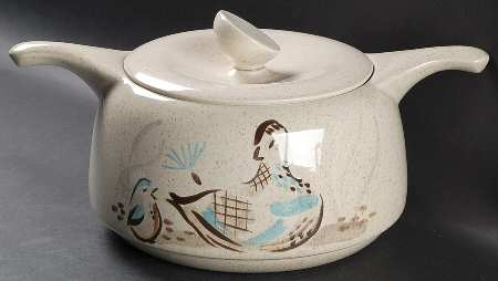 Bob White 4 Quart Round Covered Casserole