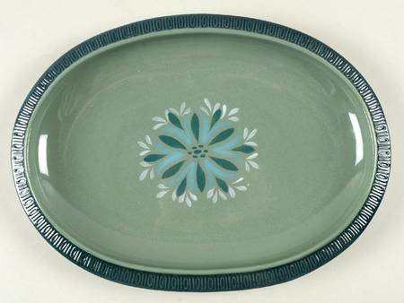 Charstone Bleu 12" Oval Serving Platter