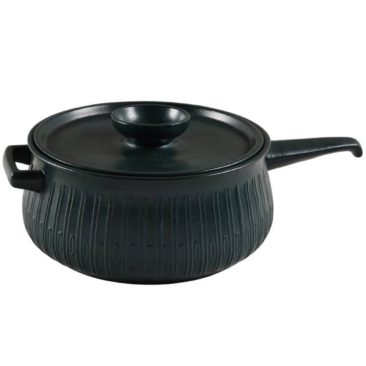 Charstone Bleu 4 Quart Round Covered Casserole