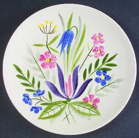 Country Garden Salad Plate