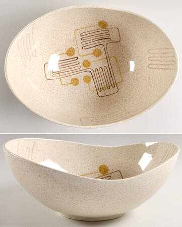 Crazy Rhythm 12" Large Salad Serving Bowl