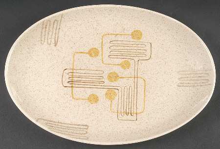 Crazy Rhythm 13" Oval Serving Platter