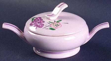 Fruit Sugar Bowl & Lid