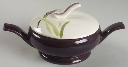 Iris Sugar Bowl & Lid