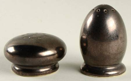 Lotus Bronze Salt & Pepper Set