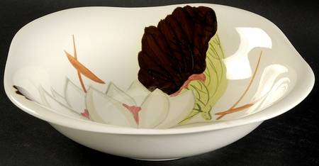 Lotus Bronze 8" Round Vegetable Bowl