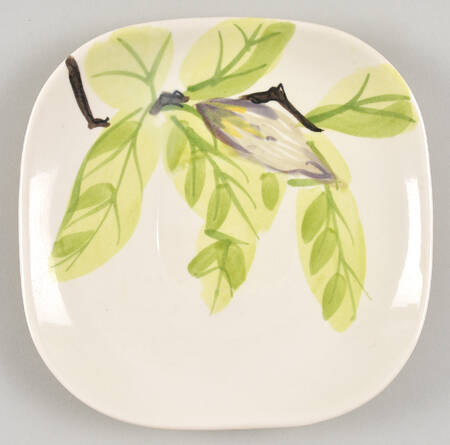 Magnolia Chartreuse Saucer for Cream Soup Bowl & Lid