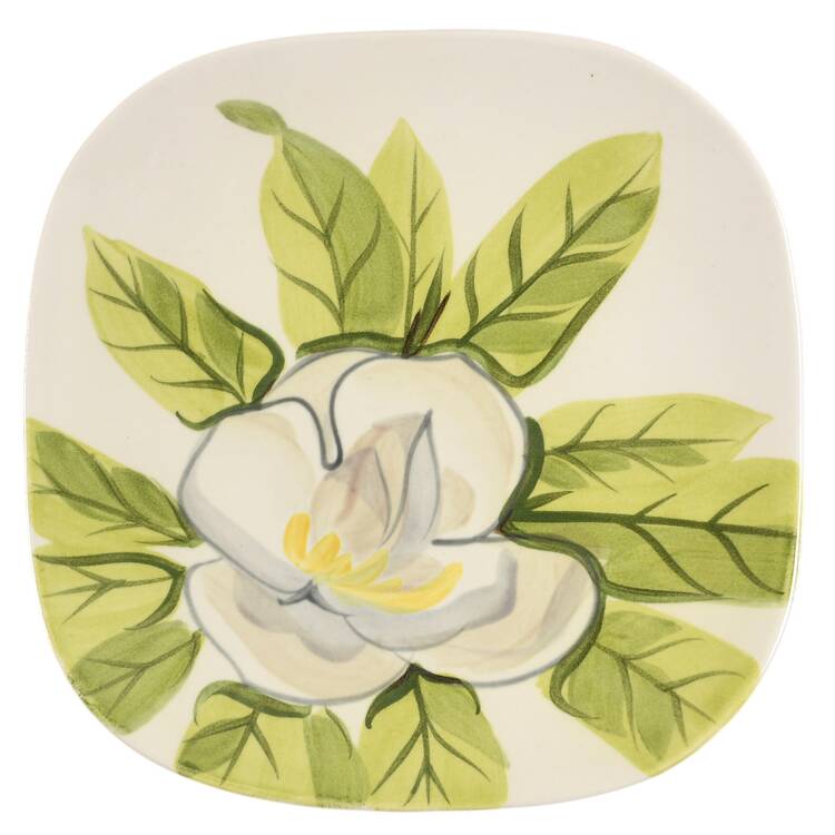Magnolia Chartreuse Salad Plate