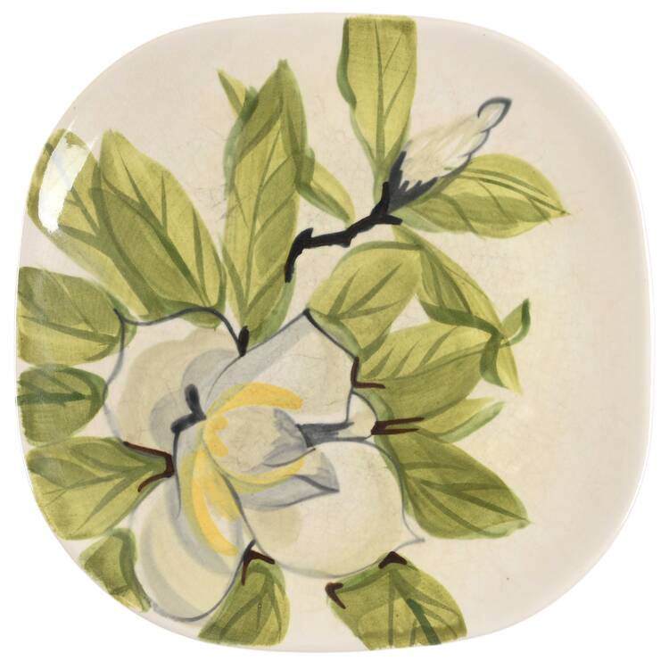 Magnolia Chartreuse Dinner Plate