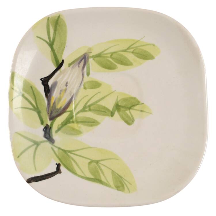 Magnolia Chartreuse Saucer for Cream Soup Bowl & Lid