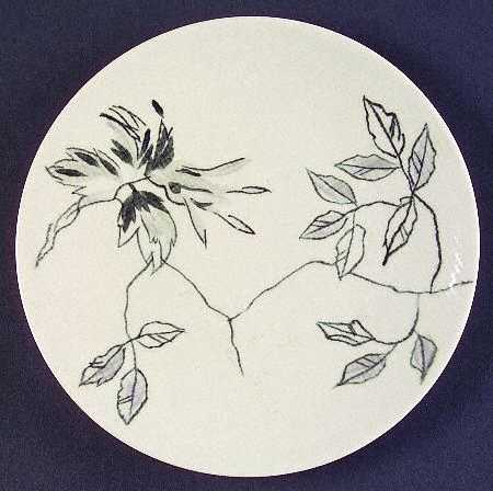 Midnight Rose Bread & Butter Plate