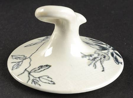 Midnight Rose Lid for Sugar Bowl