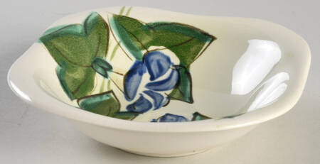 Morning Glory Blue Fruit/Dessert (Sauce) Bowl