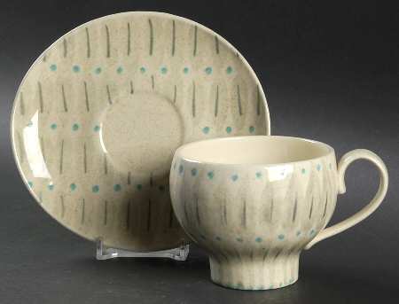 Northern Lights Flat Cup & Saucer Set