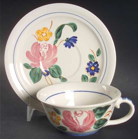 Orleans Flat Cup & Saucer Set