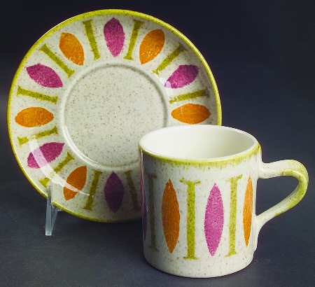 Pepe Flat Cup & Saucer Set