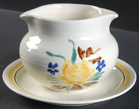 Picardy Gravy Boat with Attached Underplate