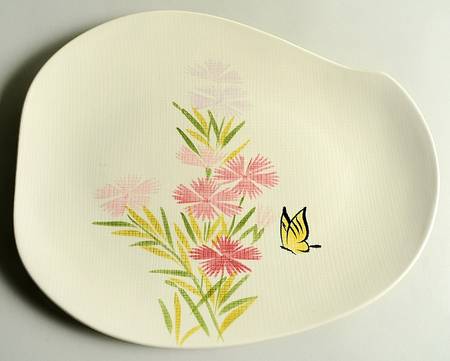 Pink Spice 15" Oval Serving Platter