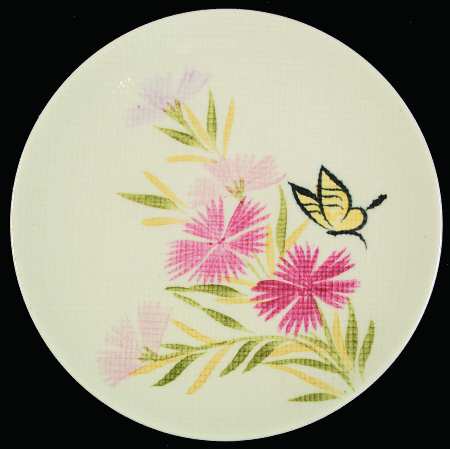Pink Spice Bread & Butter Plate