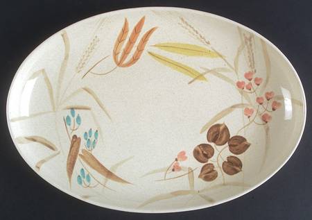 Random Harvest 15" Oval Serving Platter