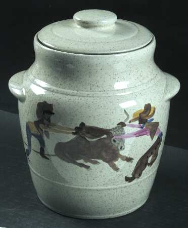 Round Up Cookie Jar & Lid